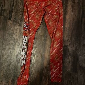 49ers Red Leggings